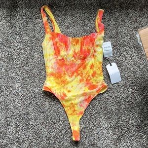 tie dye bodysuit